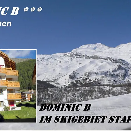 Dominic B1 Appartement-fewo- Bad- Wc- Balkon 4-bettwohnung By Interhome * Saas-Fee